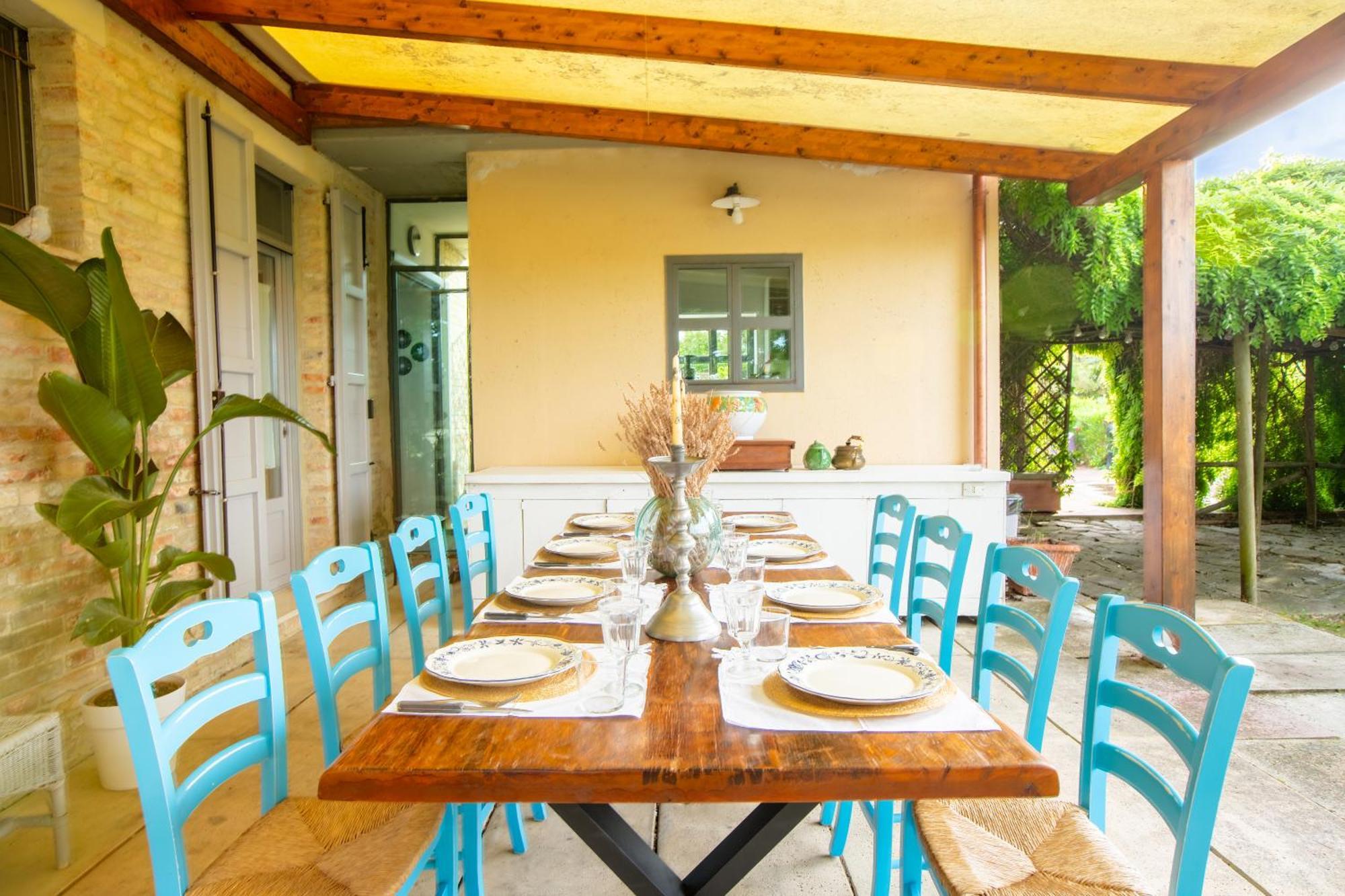 Grande Villa Storica Per Vacanze Con Giardino Privato E Piscina Ostra Εξωτερικό φωτογραφία